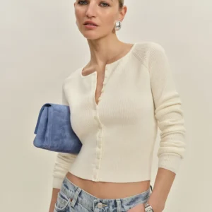 Reformation's Meadow Regenerative Merino Cardigan