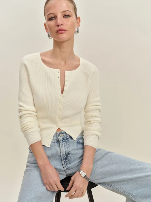 Reformation Meadow Regenerative Merino Cardigan - Image 2