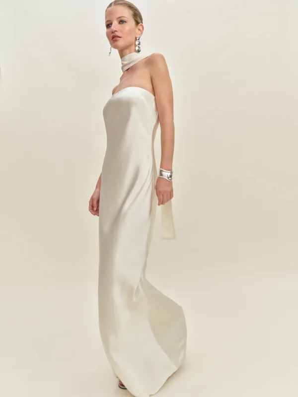 Reformation Oren Silk Dress - Image 5