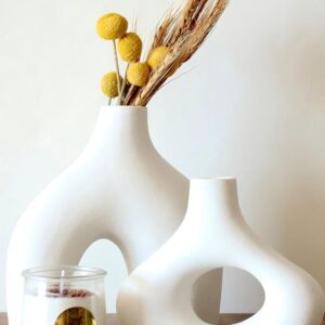 Carrots Den Donut Vase Set - Whimsical Floral Centerpiece