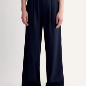 The Draper Pleated Pant in Buttersmooth