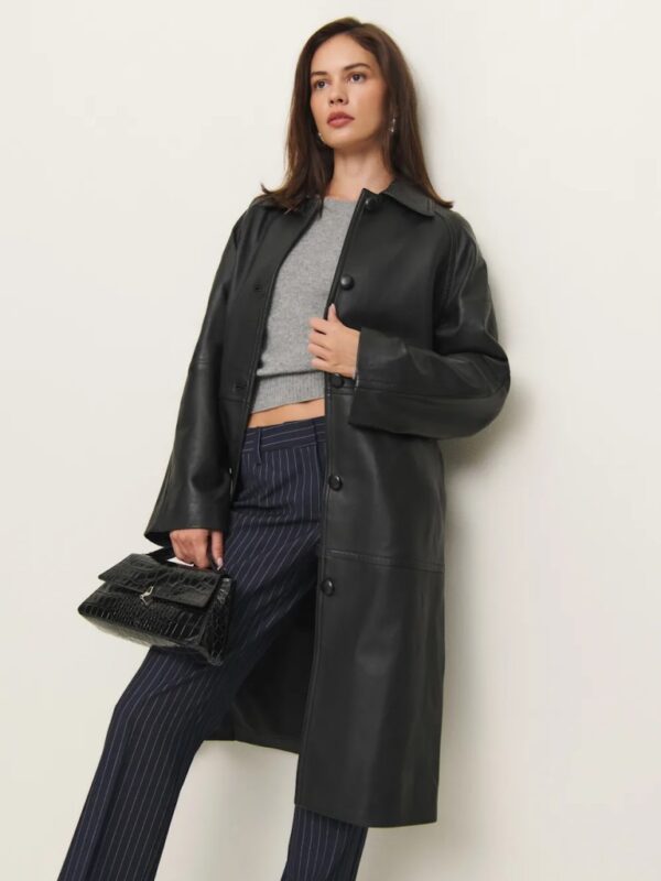 Veda Beck Leather Trench