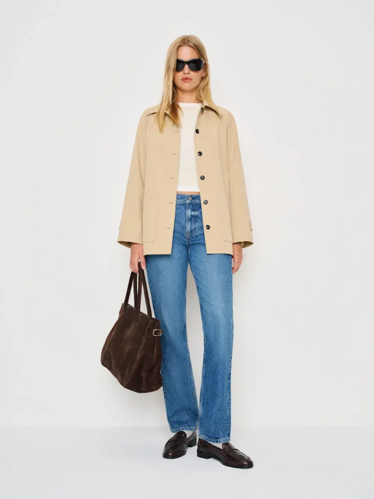 reformation Fisher Oversized Trench