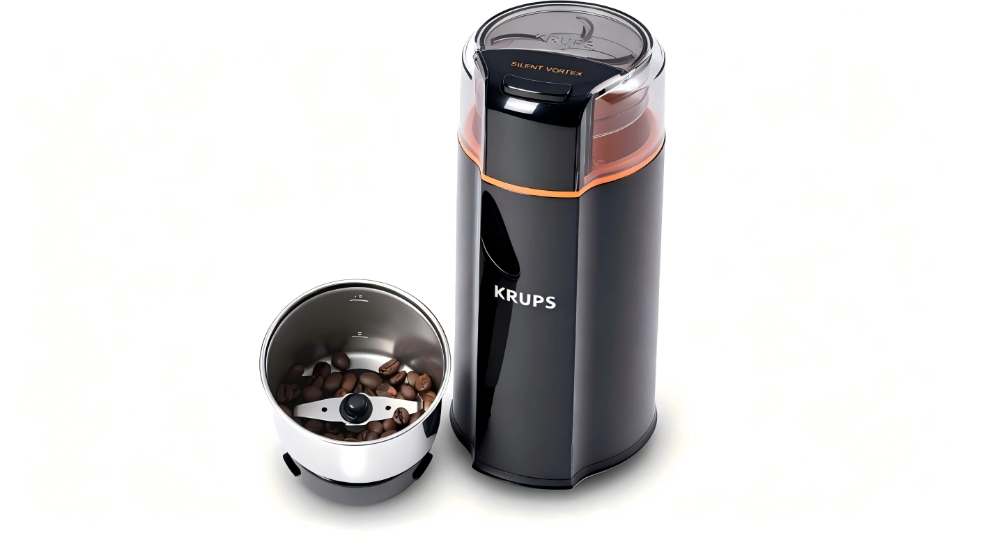 KRUPS Silent Vortex electric coffee and spice grinder