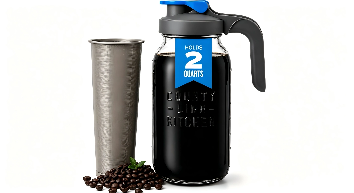 County Line Kitchen glass cold brew coffee maker