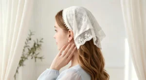 Women Vintage Lace Bandana Headband1
